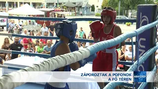 Záporoztak a pofonok a Fő téren