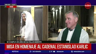 Mass in honor of Cardinal Karlic on the first anniversary of his passing