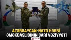 Hava Döyüş komandanlığında NATO heyəti ilə GÖRÜŞ keçirilib | APA TV