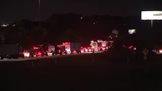 Car catches fire on I-81 in Lackawanna County