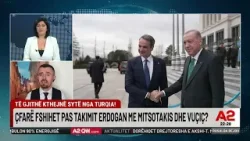 Çfarë nuk u pa nga takimi Erdogan-Mitsotakis? Erdogan lexoi me letër, ndërsa Mitsotakis ishte më...