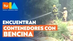 Denuncian hallazgo de contenedores con bencina cercanos al origen del fuego en Concepción | Tu Día