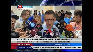 Iribarren Mayor's Office deploys Municipal Surgical Plan for the anniversary of Barquisimeto