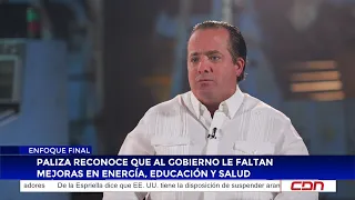 Paliza reconoce que al Gobierno le faltan mejoras en energía, educación y salud