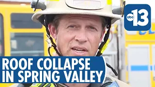 FULL BRIEFING: Clark County Fire Responds to Spring Valley Roof Collapse