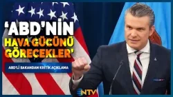 Son Dakika: Savunma Bakanı'ndan Dikkat Çeken Açıklama: 'ABD İran'da Savaşı Kazanıyor' | NTV