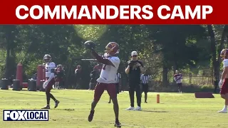 Commanders fans swarm training camp to see DMV local Stefon Diggs