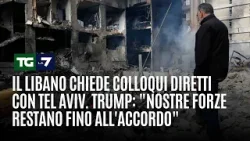 Il Libano chiede colloqui diretti con Tel Aviv. Trump: "Nostre forze restano fino all'accordo"