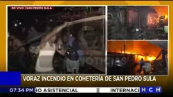 La explosión de una cohetería habría provocado el incendio en el mercado Medina