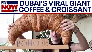 Dubai's viral giant coffee & croissant at BohoX