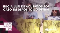 Inicia júri de acusados por caso em depósito do Detran