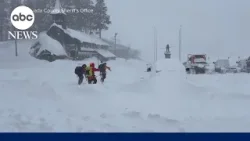 Avalanche in California leaves at least 8 dead as rescuers save 5 skiers and 1 guide