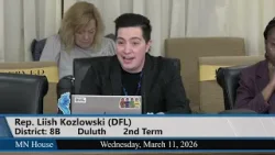 House Housing Finance and Policy Committee 3/11/26