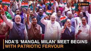 NDA’s ‘Mangal Milan’ meet begins with patriotic fervour