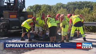 Extrémní vedro silničářům nevadí, pomáhá asfaltu. Při opravách teploty šplhají ke 200 °C