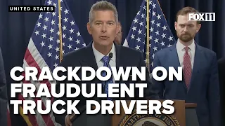 'We're going to come for you': Transportation Sec. Duffy announces crackdown on illegal truckers