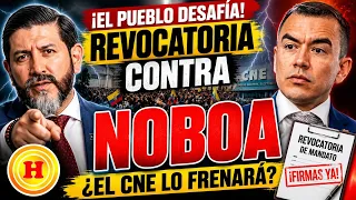 ¿NOBOA TIENE MIEDO? 🚨 ¡Exigen que dé la cara en las urnas y acepte la REVOCATORIA!