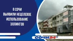 В Сочи выявили нецелевое использование эллингов