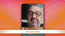 TV Oranje app videoboodschap - Ad Goossens
