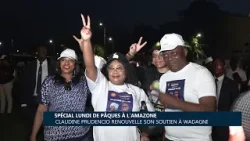 Spécial Lundi de Pâques à l’Amazone : Claudine PRUDENCIO renouvelle son soutien à WADAGNI