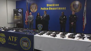 Officials detail months-long investigation into alleged gang gun trafficking | Press Conference