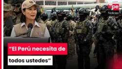 Presidenta Fujimori anuncia comando unificado para enfrentar y derrotar a la delincuencia