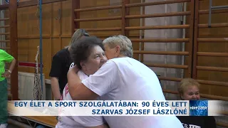 Egy élet a sport szolgálatában: 90 éves lett Szarvas József Lászlóné