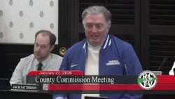 County Commission Meeting - January 22, 2026