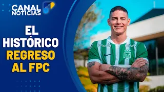 This Is How James Rodríguez’s Historic Presentation at Nacional Went | Canal 1 News