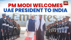 Breaking News: PM Modi Receives UAE President Sheikh Mohammed bin Zayed Al Nahyan In Delhi