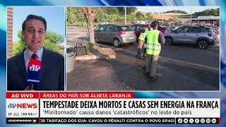 Tempestades na França deixam mortos e casas sem energia