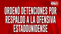 El Gobierno venezolano ordenó detenciones para quienes respalden la ofensiva estadounidense