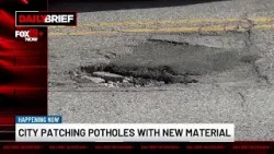 Daily Brief: City patching potholes with new material Daily Brief: City patching potholes with new material