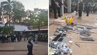 Raid at CDE prison: cell phones, routers, and homemade weapons seized