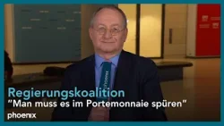 Regierungskoalition: Schaltgespräch mit phoenix-Hauptstadtkorrespondent Erhard Scherfer Regierungskoalition: Schaltgespräch mit phoenix-Hauptstadtkorrespondent Erhard Scherfer