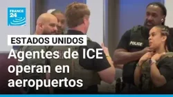 Agentes de ICE empiezan a operar en aeropuertos de Estados Unidos • FRANCE 24 Español