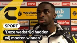 Reactie Solomon Bonnah na Vitesse - FC Eindhoven (1-1) | Connect