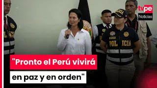 President Keiko Fujimori inspects Divincri headquarters in Tumbes