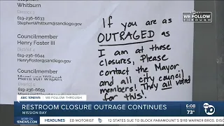 Mission Bay restroom closures frustrate visitors as heat wave hits San Diego