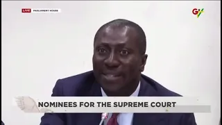 Afenyo Markin giving his perspective on the Standing Order of Parliament as reasonto boycott vetting
