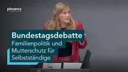 Bundestag, 102. Sitzung: Debatte zur Familienpolitik und Mutterschutz für Selbstständige | 15.10.26