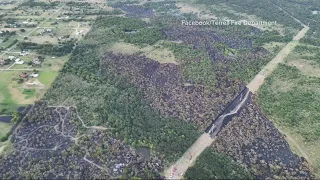 Kaufman County grass fire that burned 160+ acres now extinguished