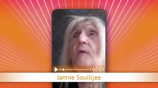 TV Oranje app video message - Jannie Souilljee