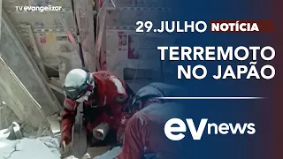 Earthquake: Teams search for survivors in Japan | EV News with Odilon Araújo | 07/29/26