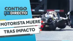 FATAL ACCIDENTE: Motorista falleció tras impactar con camión en Maipú - Contigo En Directo