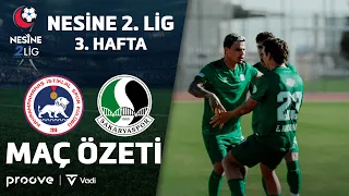Akedaş Kahramanmaraş İstiklal vs. Sakaryaspor | Nesine 2nd League Red Group Week 3 Match Highlights