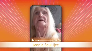 TV Oranje app videoboodschap - Jannie Souilljee
