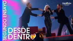 El SEGUNDO ensayo de NEBULOSSA en Eurovisión 2024 | ¡DESDE DENTRO!