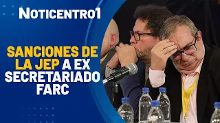 JEP begins implementing sanctions against former FARC secretariat | Canal 1 Noticias