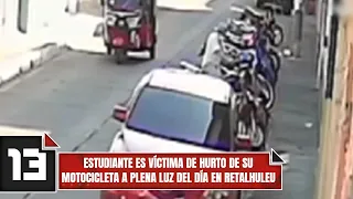 Student’s motorcycle stolen in broad daylight in Retalhuleu